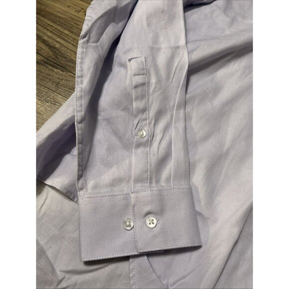 Calvin Klein Men's Size XL 17-34/35 Button Down Dress Shirt Purple NWT Lavender - Picture 5 of 5